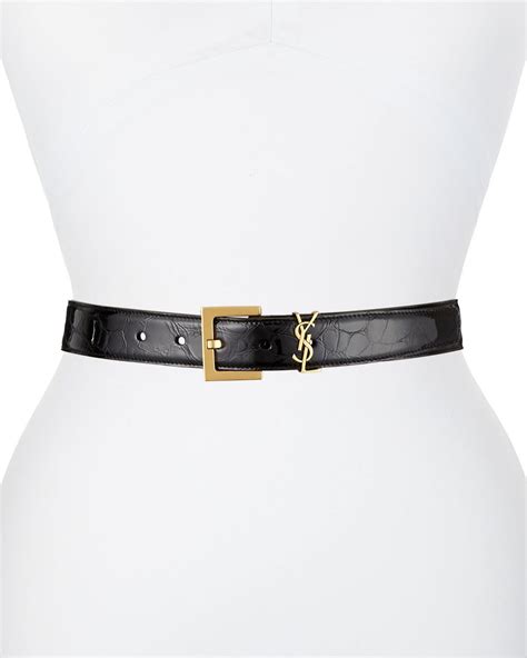 yves saint laurent belt logo|ysl belt size guide.